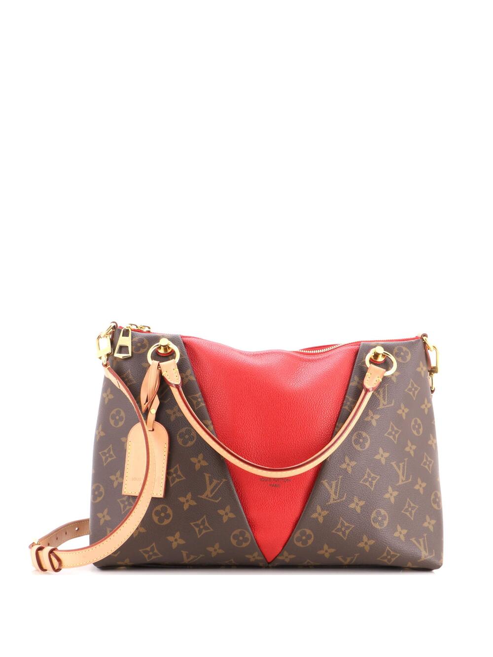 Louis Vuitton V Tote Canvas And Leather #366063L22B